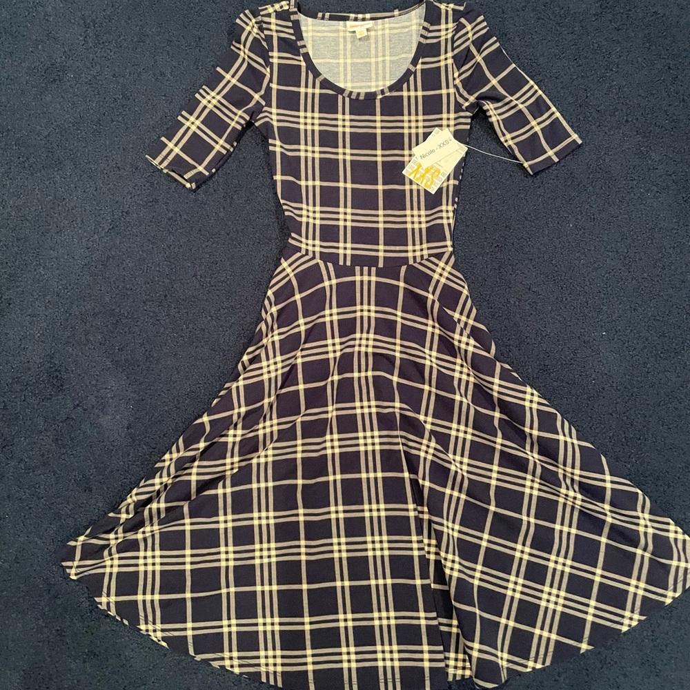 XXS BNWT LULAROE NICOLE DRESS